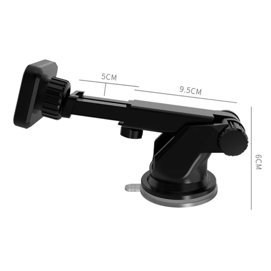 Holder Universal Magnético con Ventosa para Auto – Soporte de Celular Ajustable