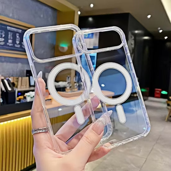 Cover Transparente con MagSafe para iPhone – Estuche Compatible con Carga Inalámbrica
